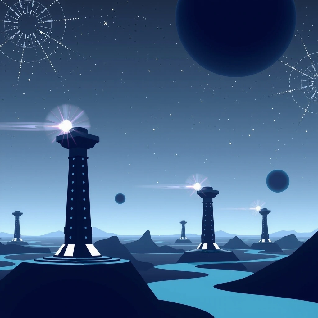 Tower Defense Galaxy game mockup